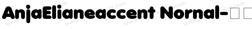 AnjaElianeaccent Nornal字体转换